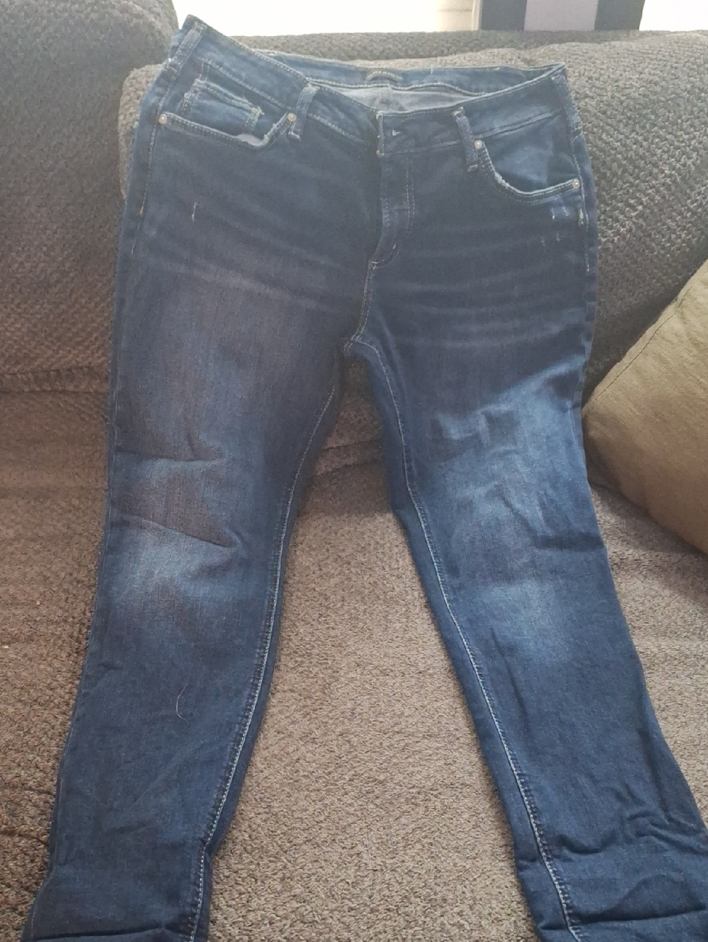 Silver Jeans Dark Blue Boyfriend Jeans